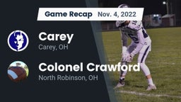 Recap: Carey  vs. Colonel Crawford  2022