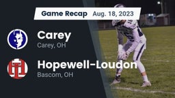 Recap: Carey  vs. Hopewell-Loudon  2023