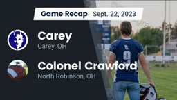 Recap: Carey  vs. Colonel Crawford  2023