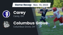 Recap: Carey  vs. Columbus Grove  2023