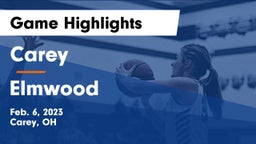 Carey  vs Elmwood  Game Highlights - Feb. 6, 2023