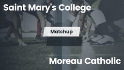 Matchup: Saint Mary's vs. Moreau Catholic  2016