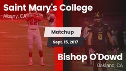 Matchup: Saint Mary's vs. Bishop O'Dowd  2017