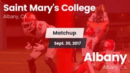 Matchup: Saint Mary's vs. Albany  2017