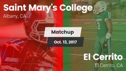 Matchup: Saint Mary's vs. El Cerrito  2017
