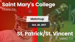 Matchup: Saint Mary's vs. St. Patrick/St. Vincent  2017