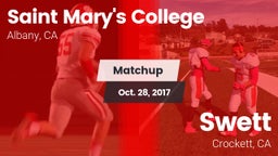 Matchup: Saint Mary's vs. Swett  2017