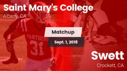 Matchup: Saint Mary's vs. Swett  2018