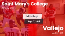Matchup: Saint Mary's vs. Vallejo  2018