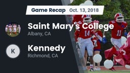 Recap: Saint Mary's College  vs. Kennedy  2018