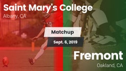 Matchup: Saint Mary's vs. Fremont  2019