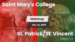 Matchup: Saint Mary's vs. St. Patrick/St. Vincent  2019