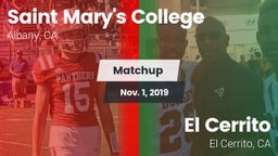 Matchup: Saint Mary's vs. El Cerrito  2019