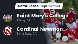 Recap: Saint Mary's College  vs. Cardinal Newman  2023