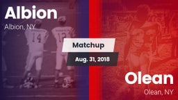 Matchup: Albion vs. Olean  2018