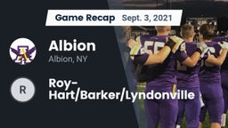 Recap: Albion  vs. Roy-Hart/Barker/Lyndonville 2021