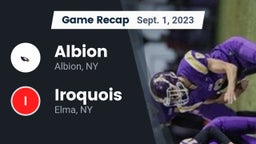 Recap: Albion  vs. Iroquois  2023