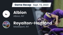 Recap: Albion  vs. Royalton-Hartland  2023
