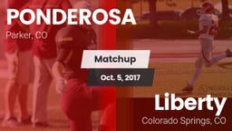 Matchup: Ponderosa High vs. Liberty  2017