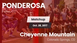 Matchup: Ponderosa High vs. Cheyenne Mountain  2017