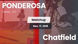 Matchup: Ponderosa High vs. Chatfield 2018