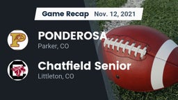 Recap: PONDEROSA  vs. Chatfield Senior  2021