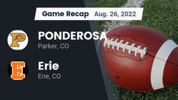 Recap: PONDEROSA  vs. Erie  2022