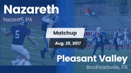 Matchup: Nazareth  vs. Pleasant Valley  2017