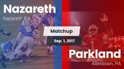 Matchup: Nazareth  vs. Parkland  2017
