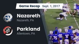 Recap: Nazareth  vs. Parkland  2017
