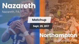 Matchup: Nazareth  vs. Northampton  2017