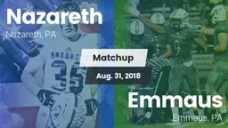 Matchup: Nazareth  vs. Emmaus  2018