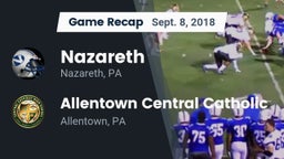 Recap: Nazareth  vs. Allentown Central Catholic  2018
