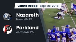 Recap: Nazareth  vs. Parkland  2018