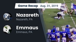 Recap: Nazareth  vs. Emmaus  2019