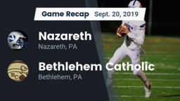 Recap: Nazareth  vs. Bethlehem Catholic  2019