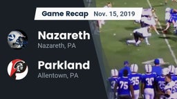 Recap: Nazareth  vs. Parkland  2019