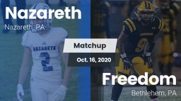 Matchup: Nazareth  vs. Freedom  2020