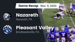 Recap: Nazareth  vs. Pleasant Valley  2020