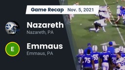 Recap: Nazareth  vs. Emmaus  2021