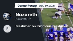 Recap: Nazareth  vs. Freshmen vs. Emmaus Freshmen 2021