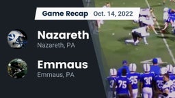 Recap: Nazareth  vs. Emmaus  2022