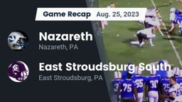Recap: Nazareth  vs. East Stroudsburg  South 2023