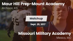 Matchup: Maur Hill Prep-Mount vs. Missouri Military Academy  2016