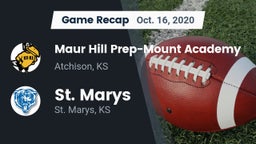 Recap: Maur Hill Prep-Mount Academy  vs. St. Marys  2020