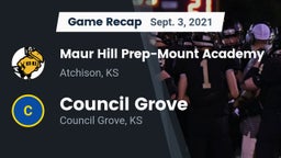 Recap: Maur Hill Prep-Mount Academy  vs. Council Grove  2021