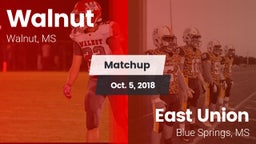 Matchup: Walnut vs. East Union  2018