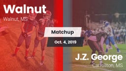 Matchup: Walnut vs. J.Z. George  2019