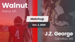 Matchup: Walnut vs. J.Z. George  2020