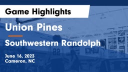 Union Pines  vs Southwestern Randolph  Game Highlights - June 16, 2023